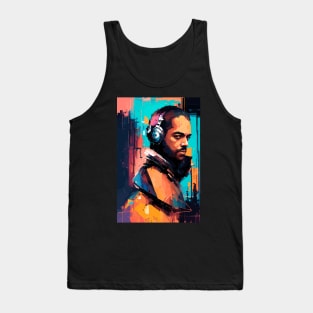 punk never dies, neon art v2 Tank Top